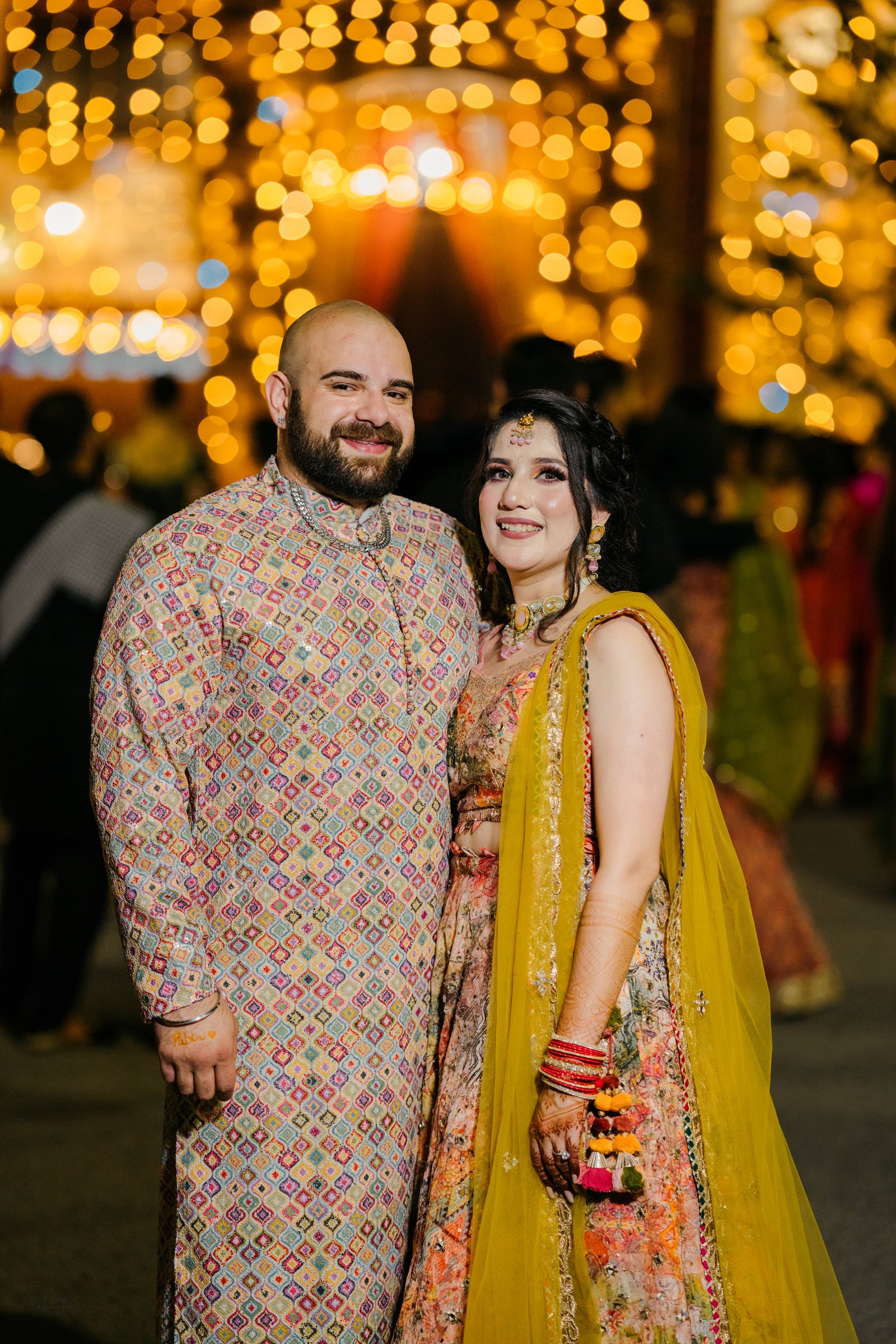 Vibrant Mehndi ceremony captured by Deep Photography