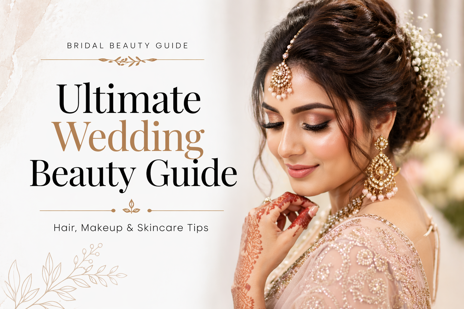 Ultimate Wedding Beauty Guide 2026 Hair, Makeup & Skincare Tips