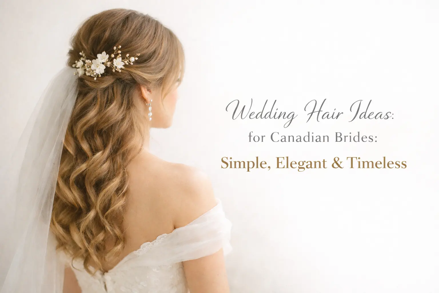 Wedding Hair Ideas for Canadian Brides Simple, Elegant & Timeless