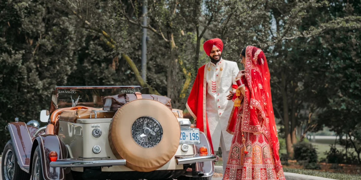 Bride and groom photoshoot
